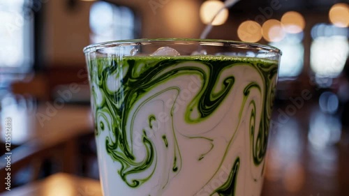 Matcha Latte Art: A Swirling Green Delight