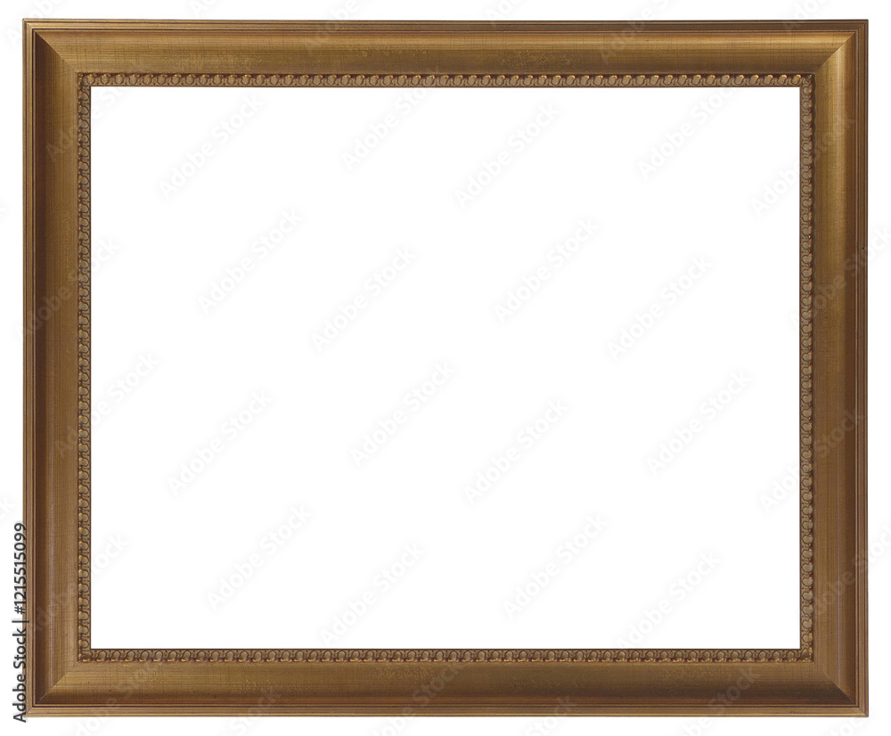 Old picture frame in PNG format on a transparent background. Old picture frame in PNG format on a transparent background.
