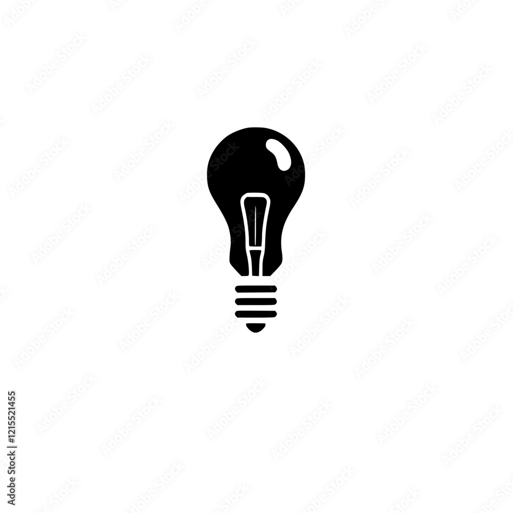 Illuminating Ideas: A Bold Lightbulb Graphic Representing Innovation and Creative Thinking Illuminating Ideas: A Bold Lightbulb Graphic Representing Innovation and Creative Thinking