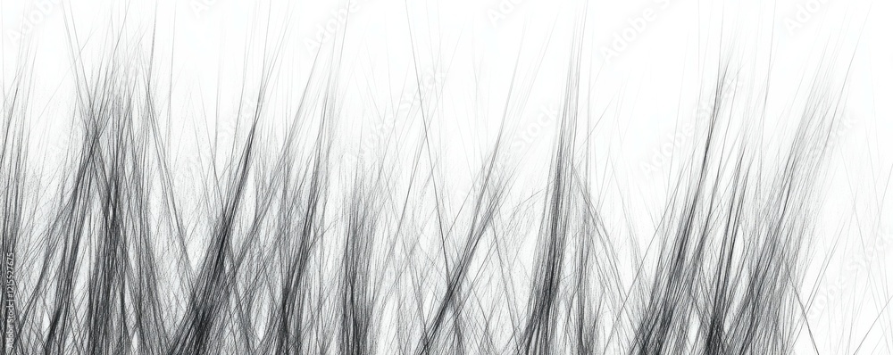 Fototapeta premium Abstract black and white linear design with dynamic vertical lines