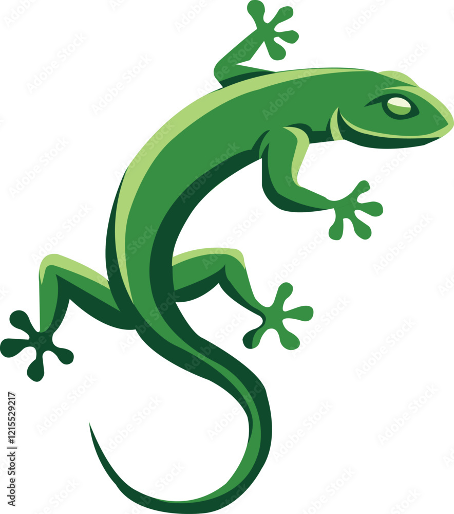 Fototapeta premium Green Gecko
