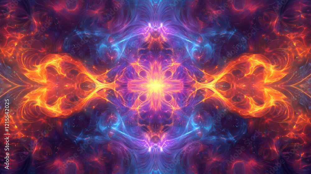 Eternal flame: radiant fractal loops of fiery energy background. Eternal Flame. Illustration Eternal flame: radiant fractal loops of fiery energy background. Eternal Flame. Illustration