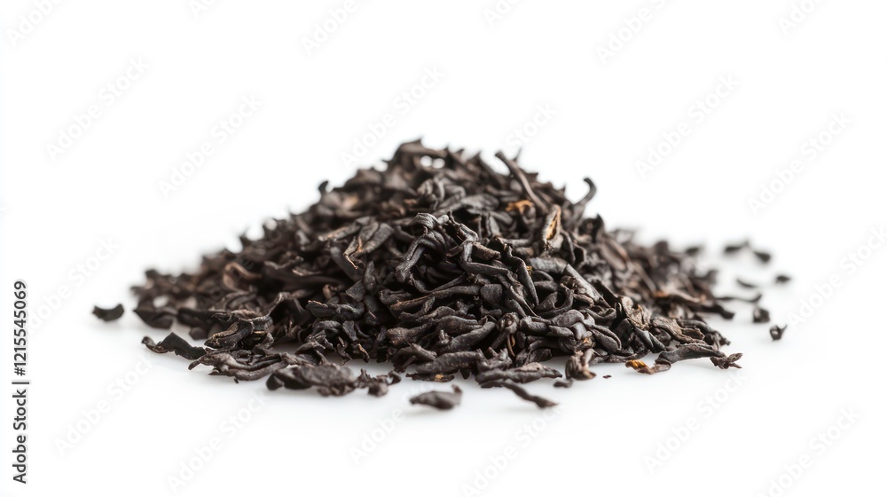 black Tea isolated on white background, clipping path, full depth of field black Tea isolated on white background, clipping path, full depth of field