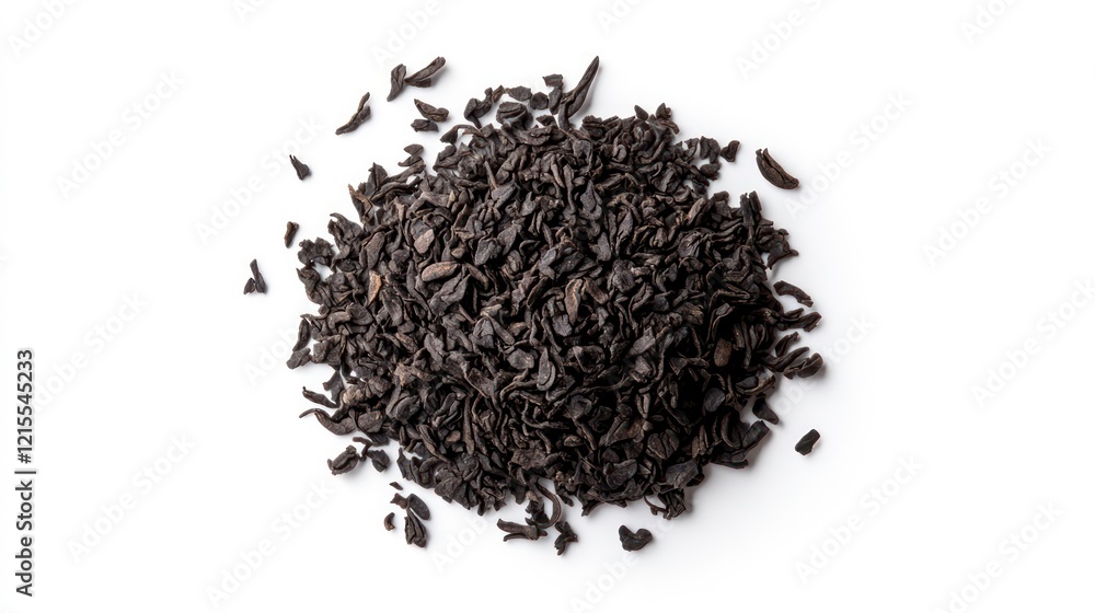 black Tea isolated on white background, clipping path, full depth of field black Tea isolated on white background, clipping path, full depth of field
