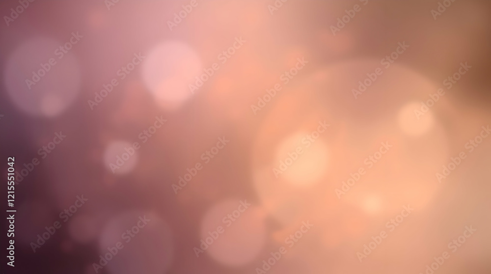 Obraz premium Warm Abstract Bokeh Background with Soft Light Glow – Minimalist Elegance.