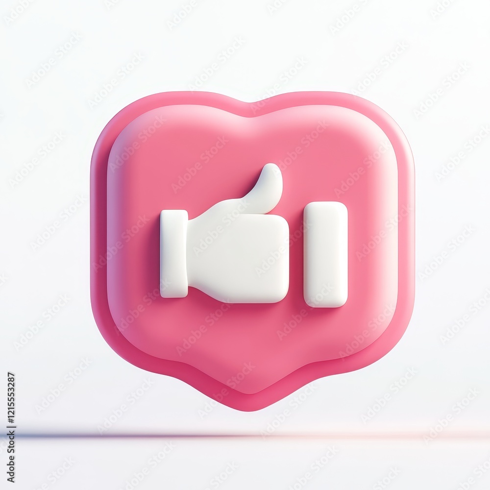 Concept of a 3D social media online platform, social communication happening on apps, a photo frame with a heart and love emoji symbol, 3D representation Concept of a 3D social media online platform, social communication happening on apps, a photo frame with a heart and love emoji symbol, 3D representation