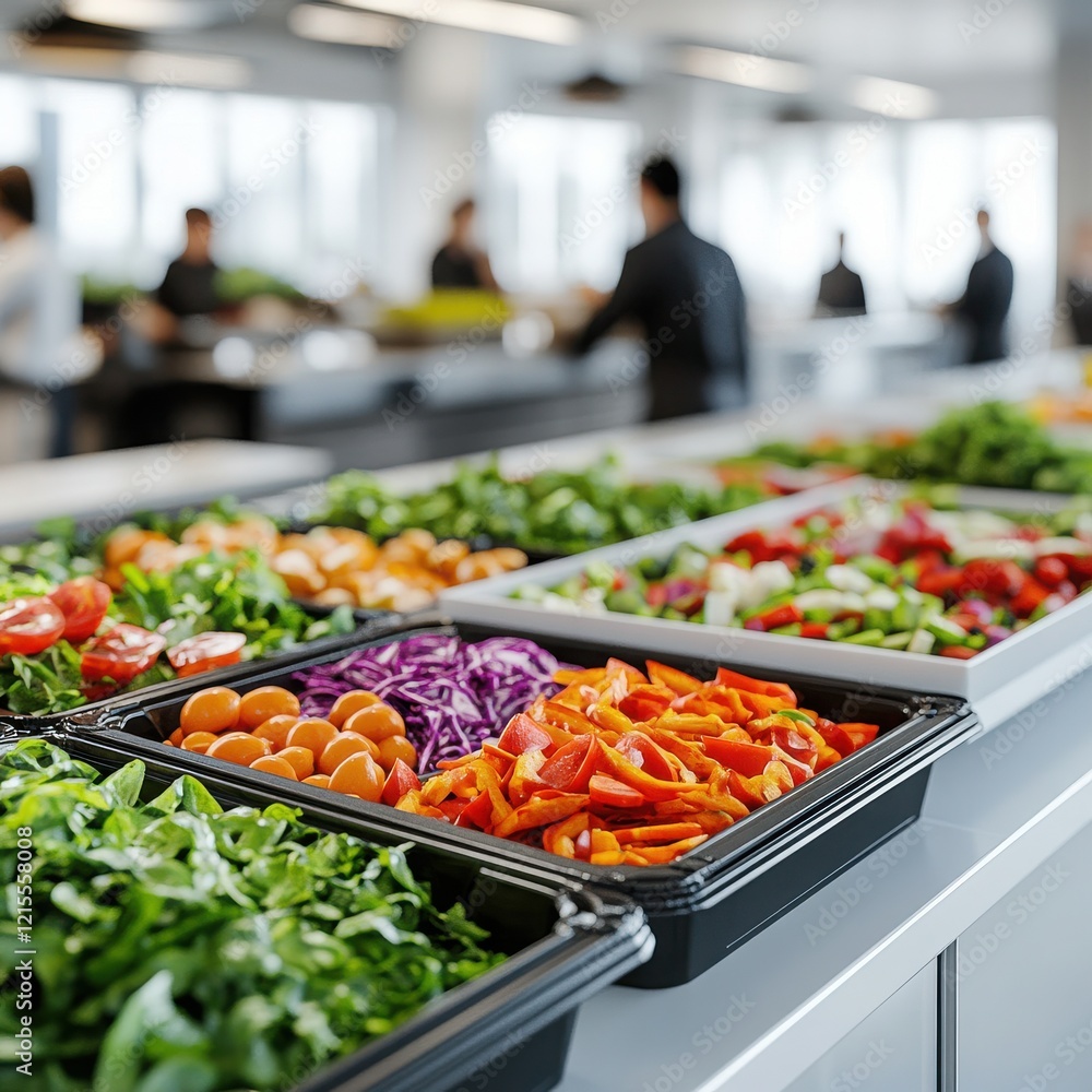 Colorful display of fresh vegetables in a modern kitchen setting, showcasing healthy eating and vibrant cooking. Colorful display of fresh vegetables in a modern kitchen setting, showcasing healthy eating and vibrant cooking.
