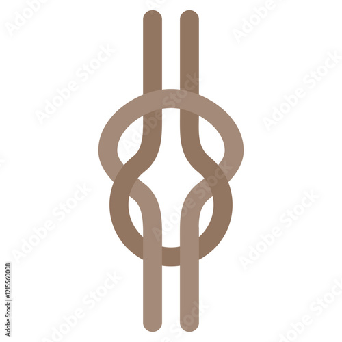 Knot Flat Icon