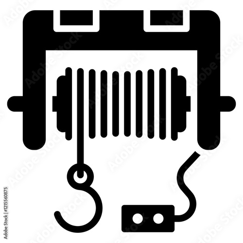 Winch Glyph Icon
