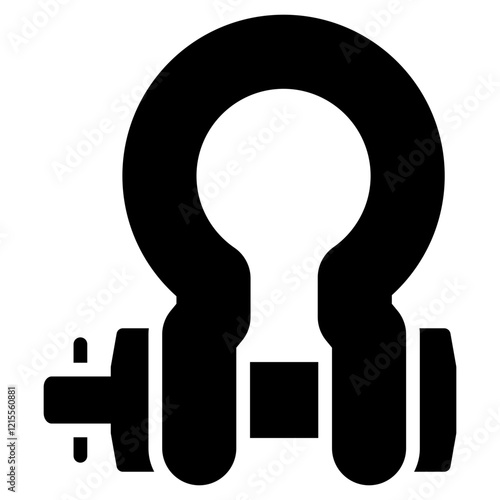 Shackle Glyph Icon