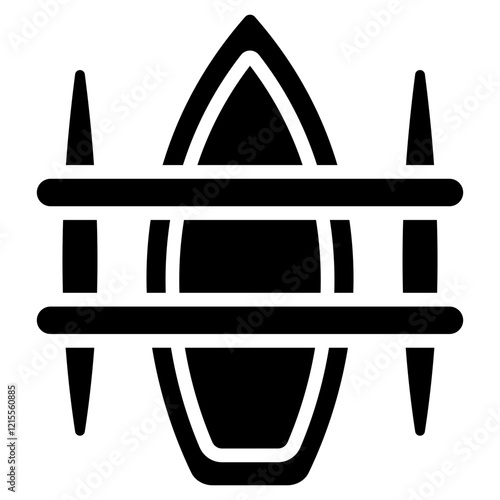 Outrigger Glyph Icon