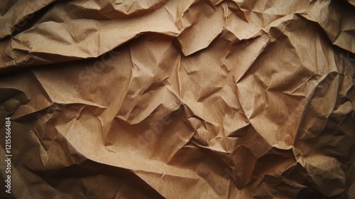 Wallpaper Mural Crinkled brown paper texture Torontodigital.ca