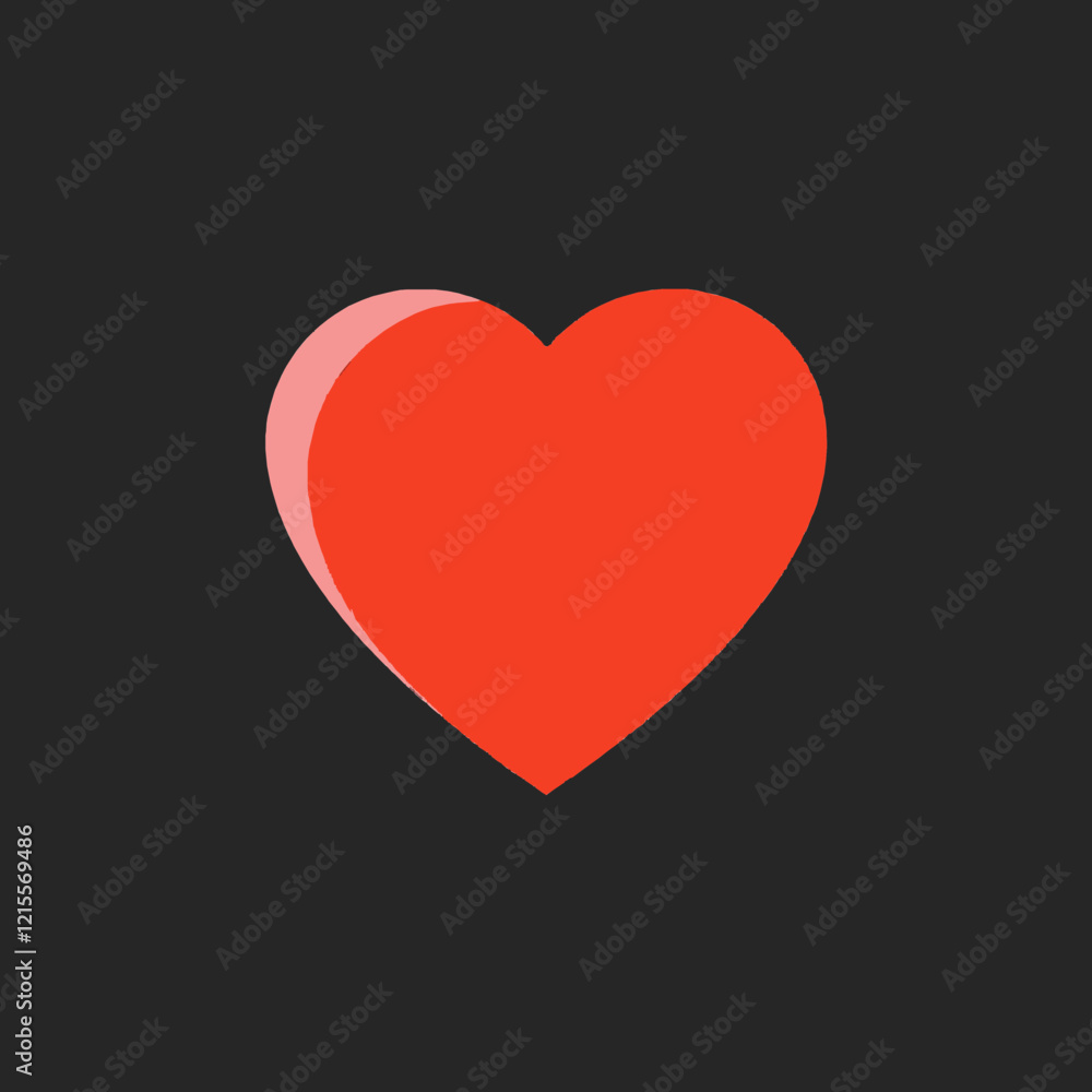 Heart Symbol Representing Love and Deep Emotional Connection Heart Symbol Representing Love and Deep Emotional Connection