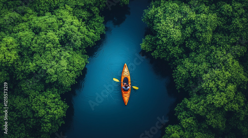 Kayaking through Lush Mangrove Forest