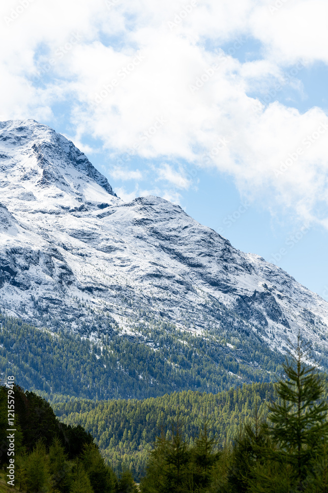 Fototapeta premium snow covered mountains