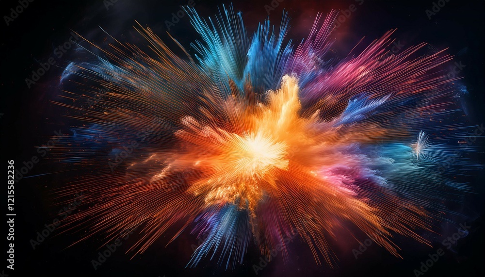 vibrant bursts of color on a dark background create a dramatic and dynamic effect explosion vibrant colorful dark vibrant bursts of color on a dark background create a dramatic and dynamic effect explosion vibrant colorful dark