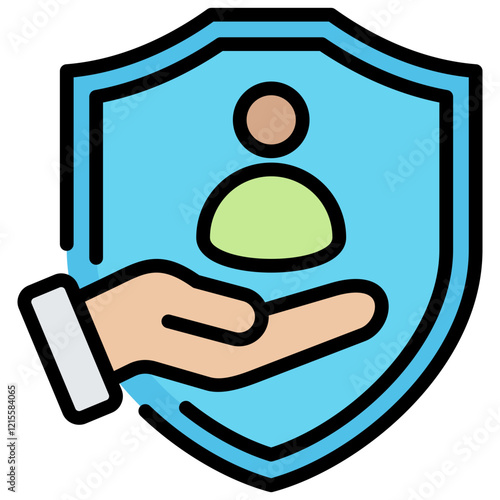 Care Outline Color Icon