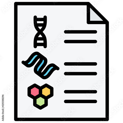 Omics Outline Color Icon