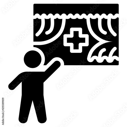 Therapeutic Window Glyph Icon
