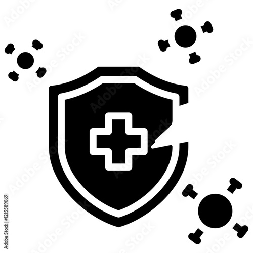 Disease Susceptibility Glyph Icon