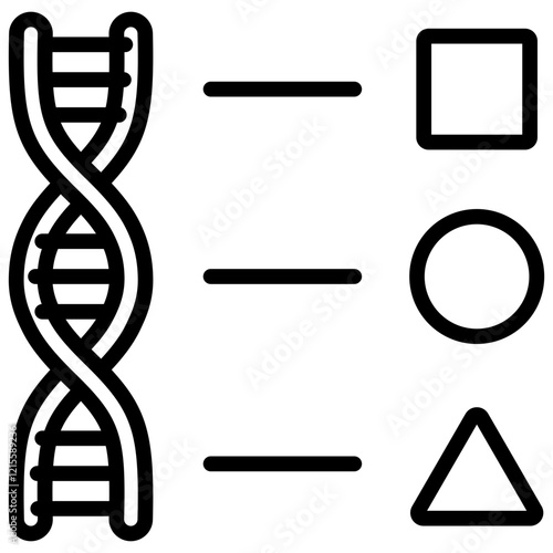Epigenetic Outline Icon