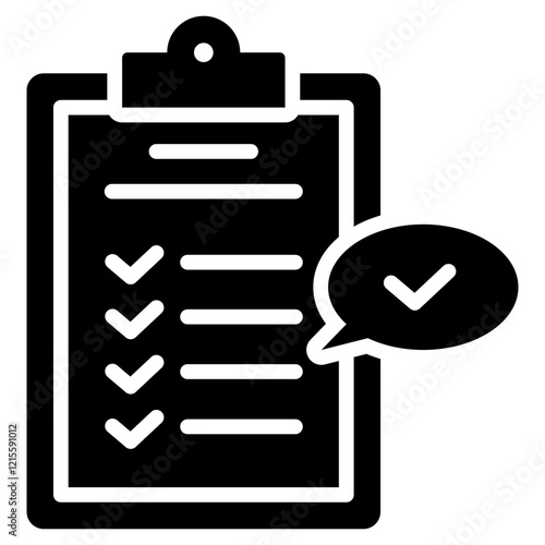 Accountability Glyph Icon