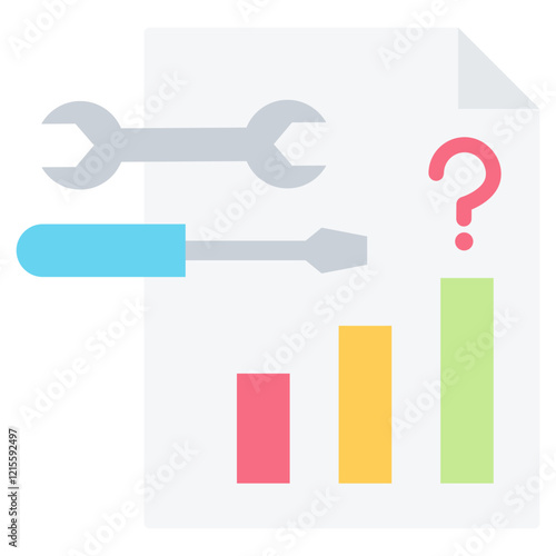 Predictive Maintenance Flat Icon