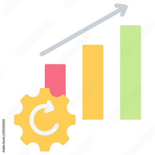 Operational Efficiency Flat Icon