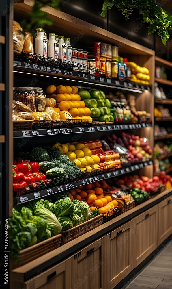 mordern Grocery Store close_up shot,generation AI mordern Grocery Store close_up shot,generation AI
