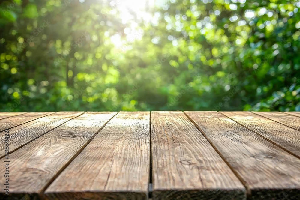 Empty wood table with blur background. Empty wood table with blur background.
