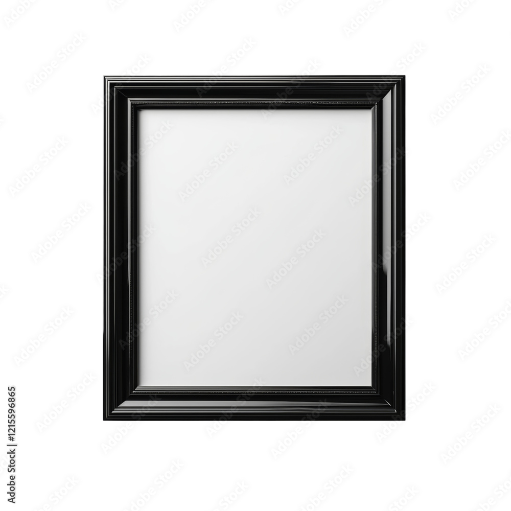 Elegant Blank Frame for Artwork Display Isolated on transparent background Elegant Blank Frame for Artwork Display Isolated on transparent background