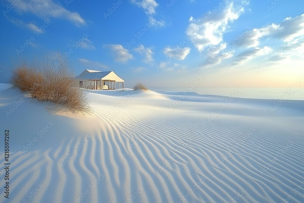 serene touch of breeze creates a peaceful oasis of rolling white sands serene touch of breeze creates a peaceful oasis of rolling white sands