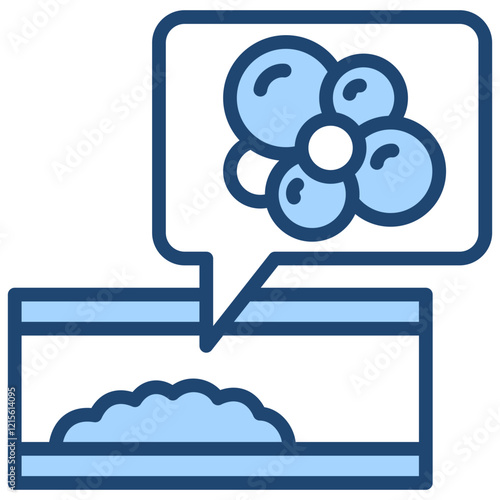 Lipid Blue Icon