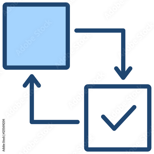 Replication Blue Icon