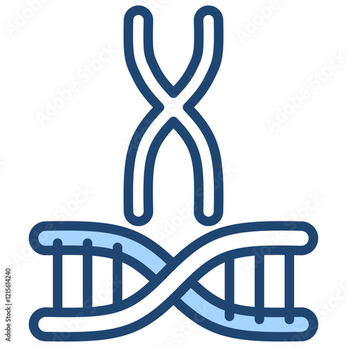 Chromosome Blue Icon