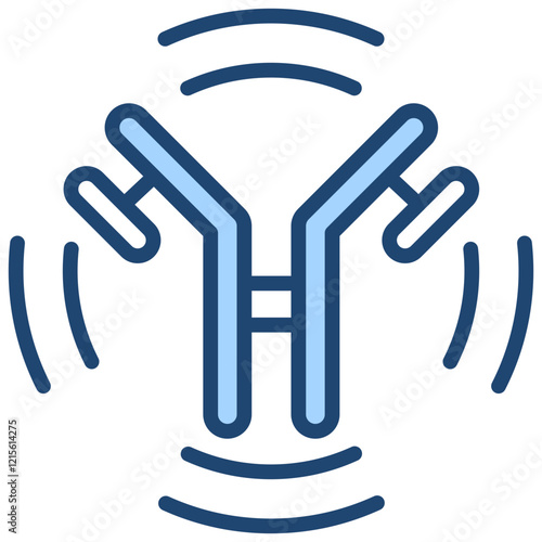 Antibody Blue Icon