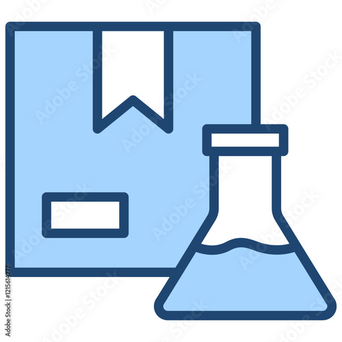 Chemical Product Blue Icon