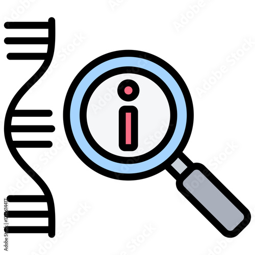 Rna Outline Color Icon