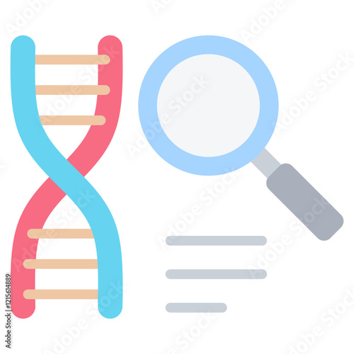 Genomic Flat Icon