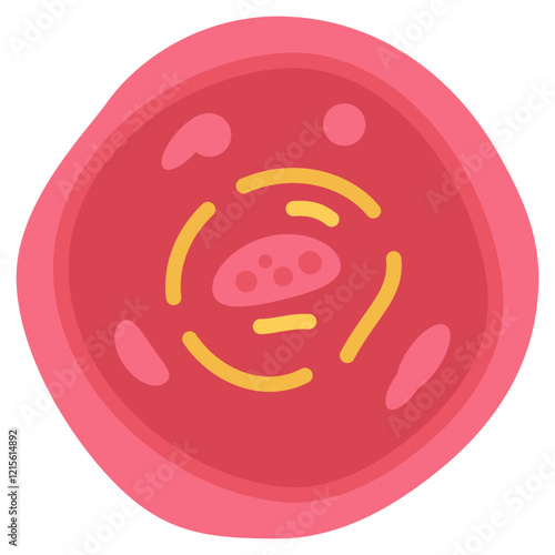 Cytoplasm Flat Icon