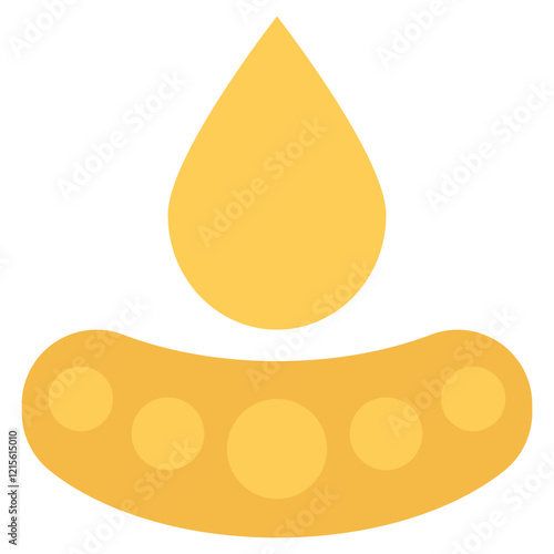 Coenzyme Flat Icon