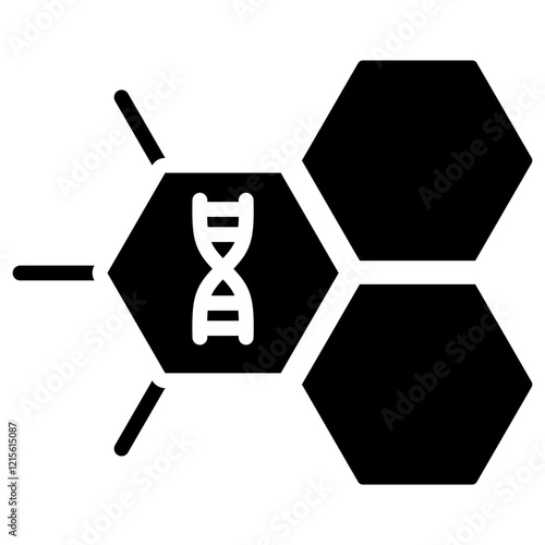 Nucleotide Glyph Icon