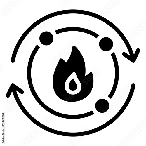Metabolism Glyph Icon