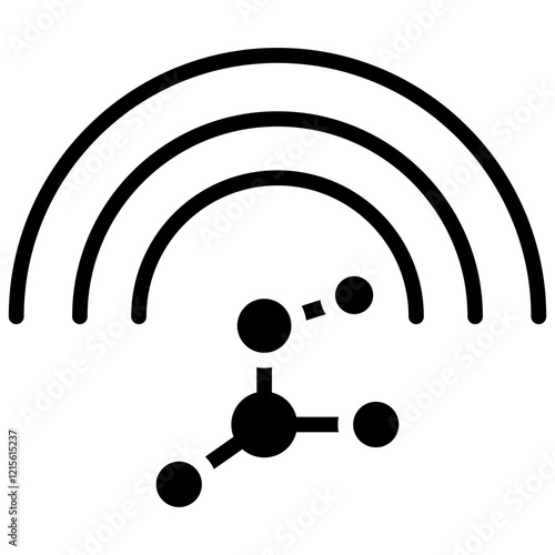 Signal Transduction Glyph Icon