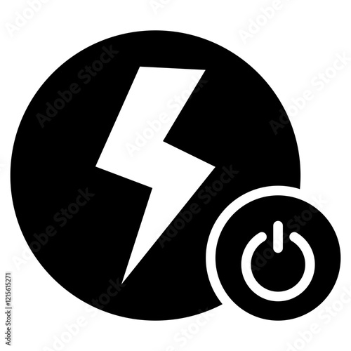 Activation Energy Glyph Icon