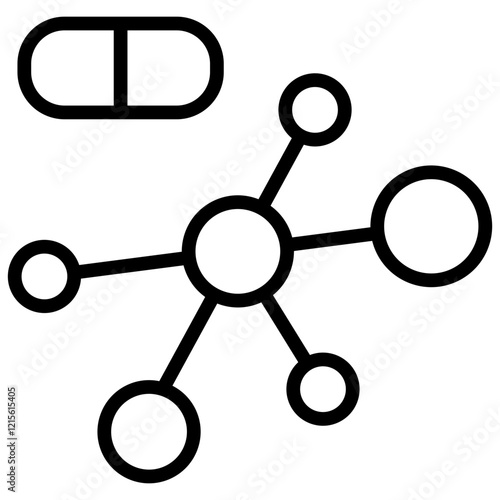 Amino Acid Outline Icon