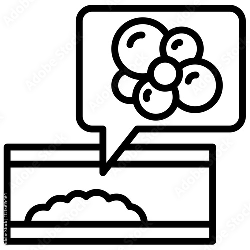 Lipid Outline Icon