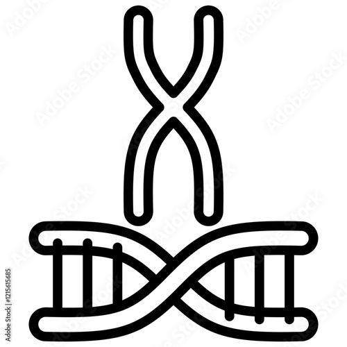 Chromosome Outline Icon