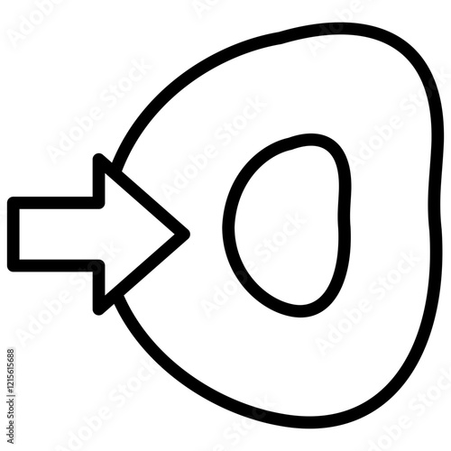 Cell Membrane Outline Icon