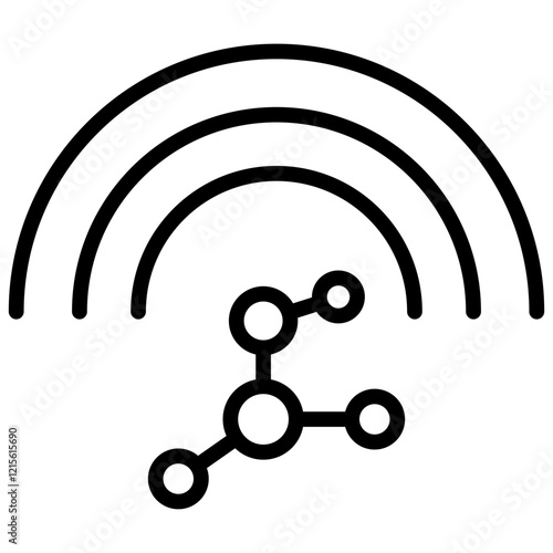 Signal Transduction Outline Icon photo